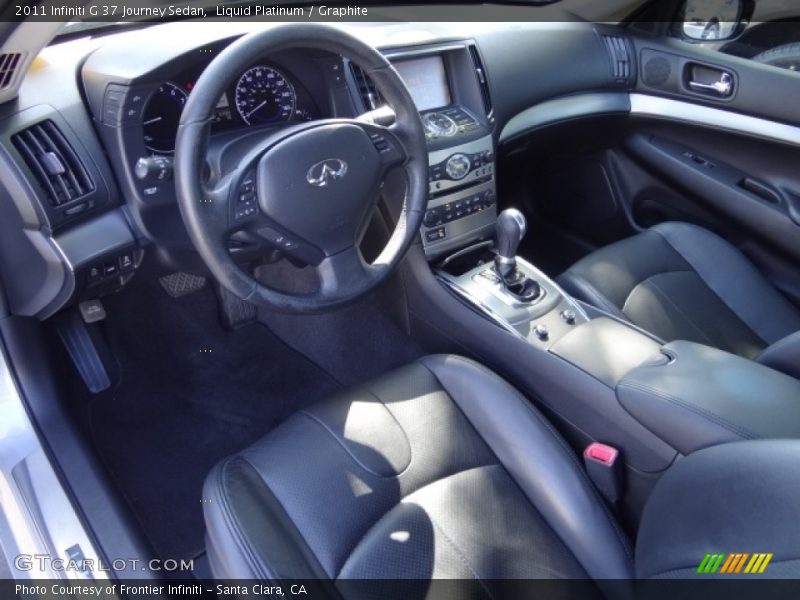 Liquid Platinum / Graphite 2011 Infiniti G 37 Journey Sedan