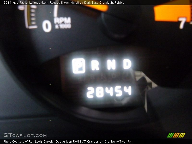 Rugged Brown Metallic / Dark Slate Gray/Light Pebble 2014 Jeep Patriot Latitude 4x4