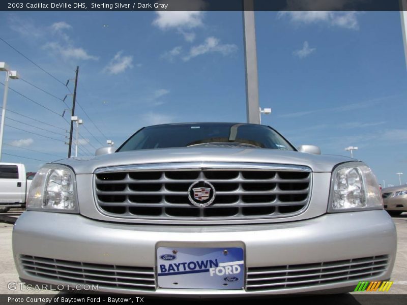 Sterling Silver / Dark Gray 2003 Cadillac DeVille DHS