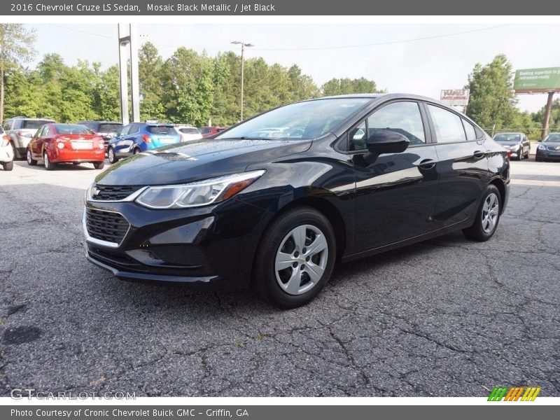 Mosaic Black Metallic / Jet Black 2016 Chevrolet Cruze LS Sedan