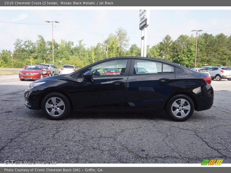 Mosaic Black Metallic / Jet Black 2016 Chevrolet Cruze LS Sedan