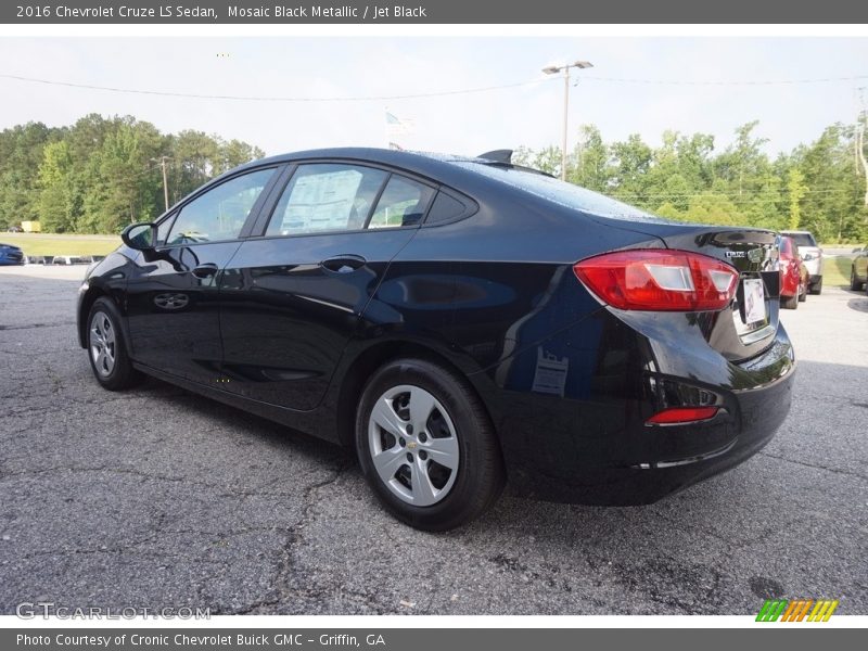 Mosaic Black Metallic / Jet Black 2016 Chevrolet Cruze LS Sedan