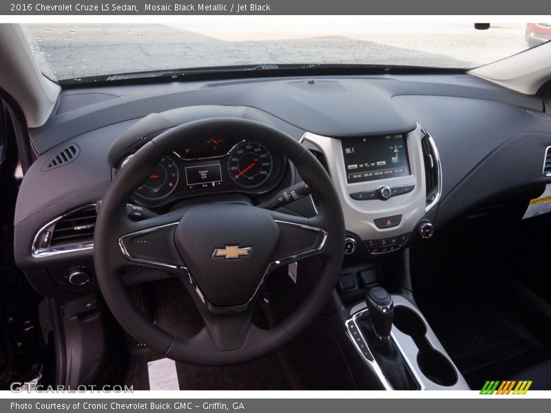 Mosaic Black Metallic / Jet Black 2016 Chevrolet Cruze LS Sedan