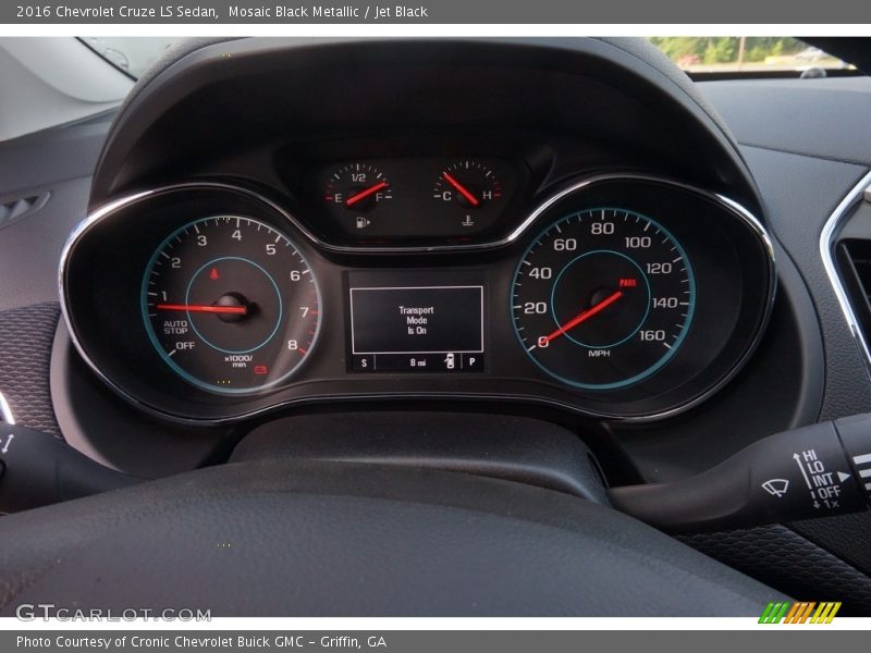 Mosaic Black Metallic / Jet Black 2016 Chevrolet Cruze LS Sedan