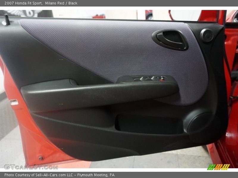 Milano Red / Black 2007 Honda Fit Sport