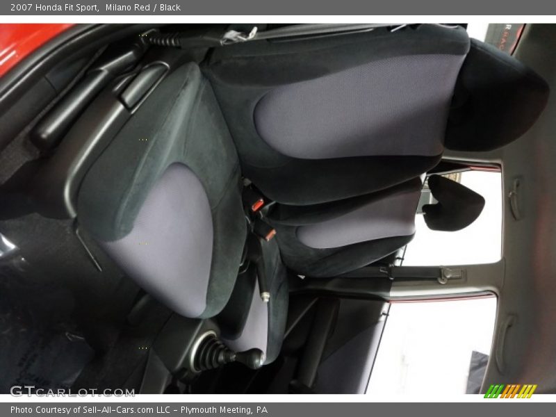 Milano Red / Black 2007 Honda Fit Sport