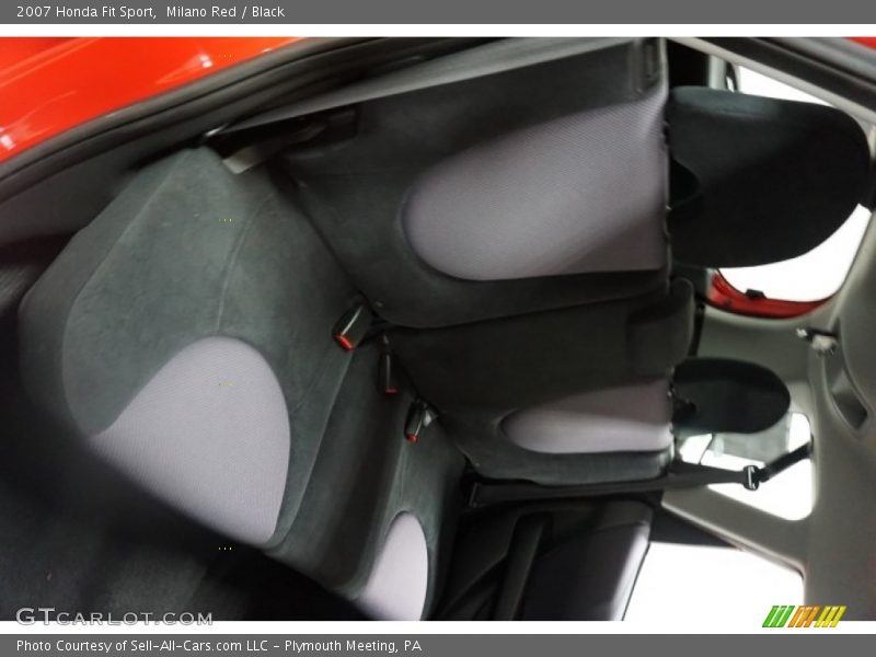 Milano Red / Black 2007 Honda Fit Sport