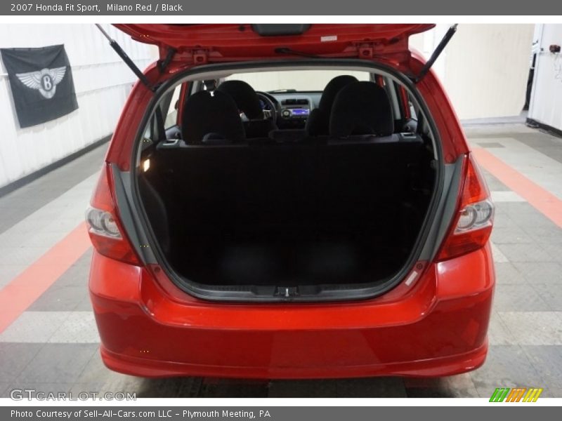 Milano Red / Black 2007 Honda Fit Sport