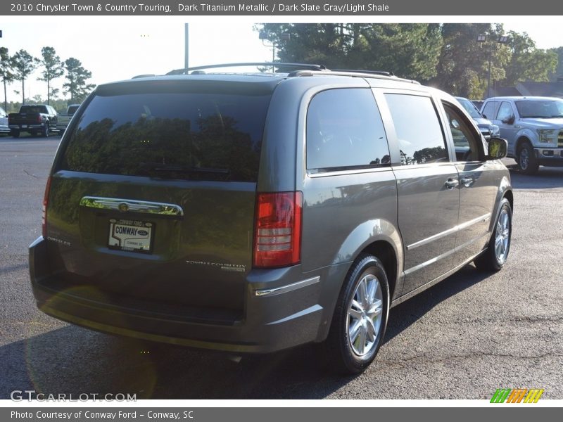 Dark Titanium Metallic / Dark Slate Gray/Light Shale 2010 Chrysler Town & Country Touring