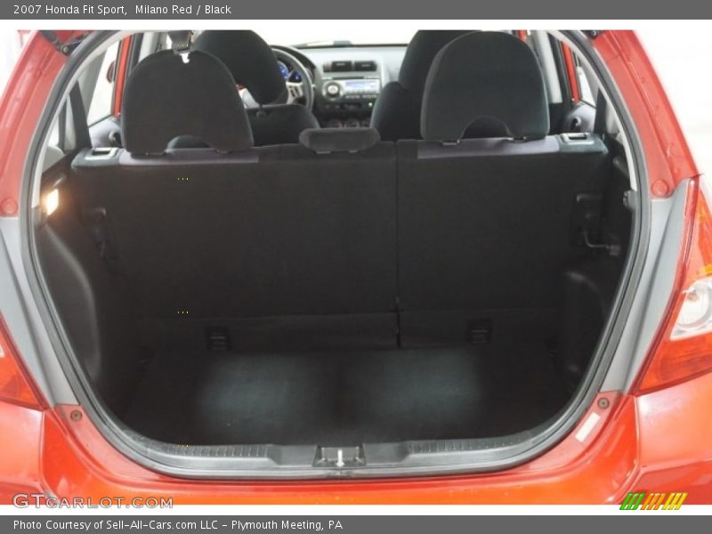 Milano Red / Black 2007 Honda Fit Sport