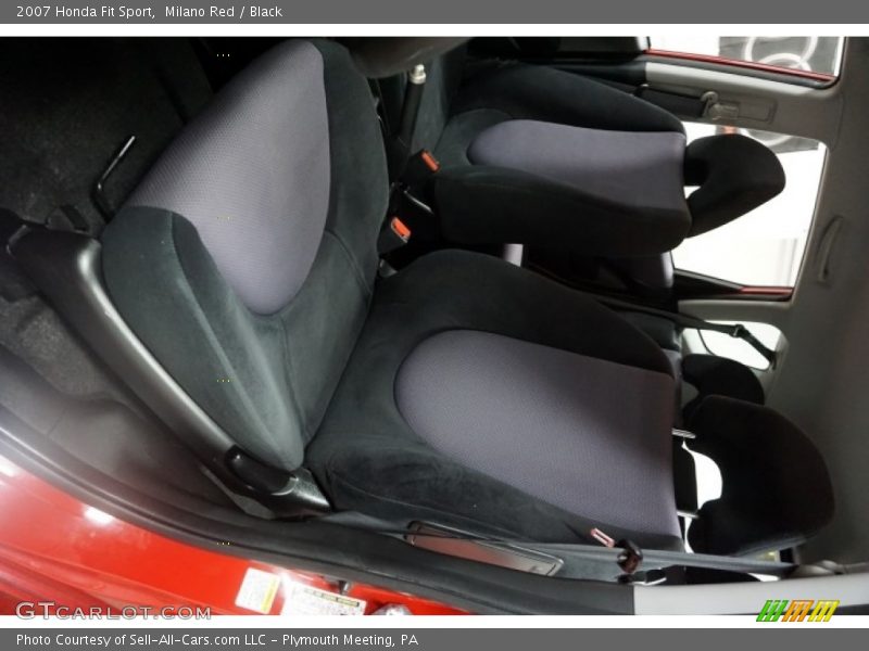 Milano Red / Black 2007 Honda Fit Sport