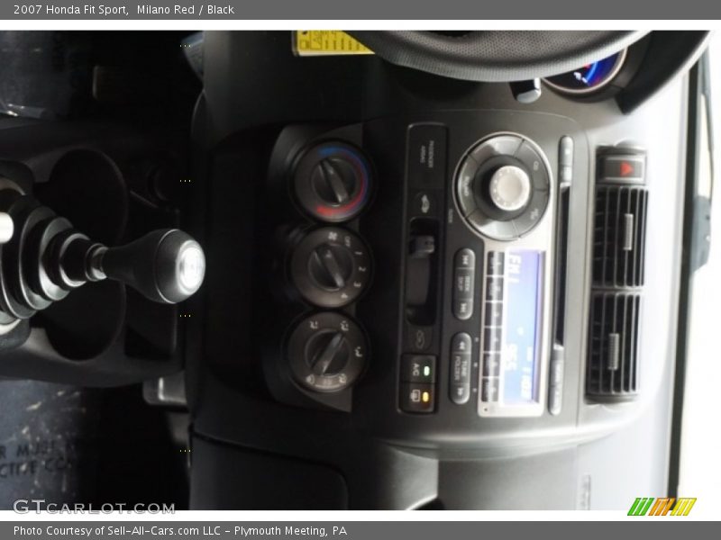 Milano Red / Black 2007 Honda Fit Sport