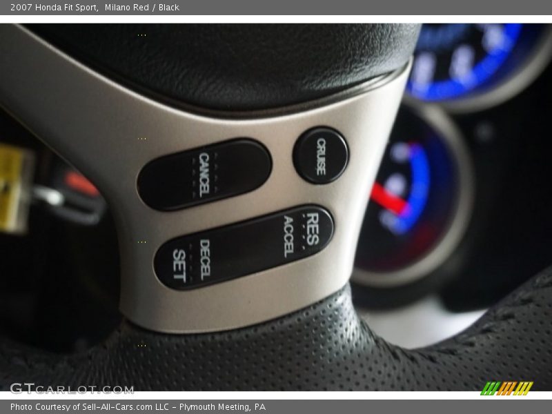 Milano Red / Black 2007 Honda Fit Sport