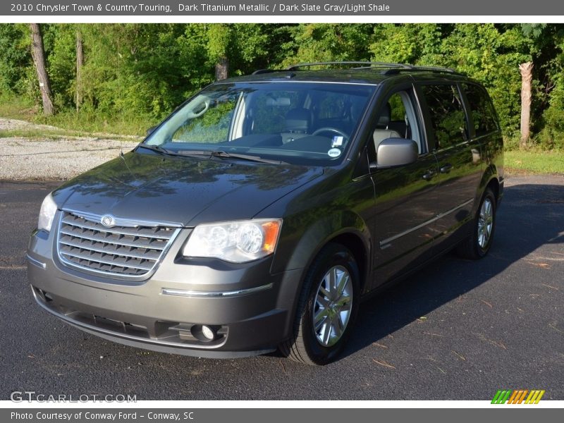 Dark Titanium Metallic / Dark Slate Gray/Light Shale 2010 Chrysler Town & Country Touring