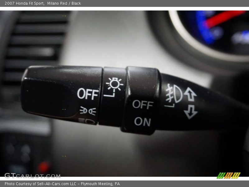 Milano Red / Black 2007 Honda Fit Sport
