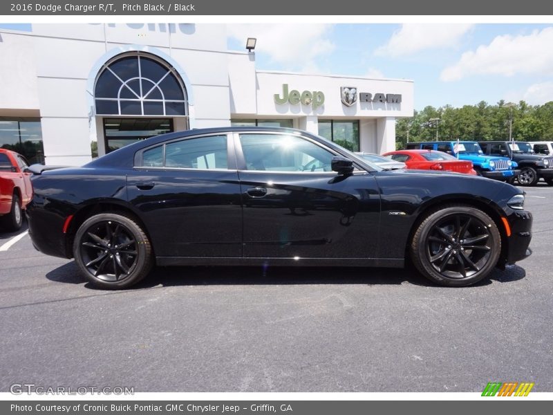 Pitch Black / Black 2016 Dodge Charger R/T