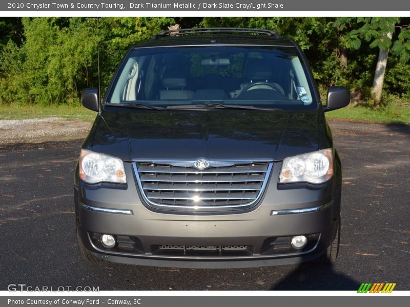 Dark Titanium Metallic / Dark Slate Gray/Light Shale 2010 Chrysler Town & Country Touring