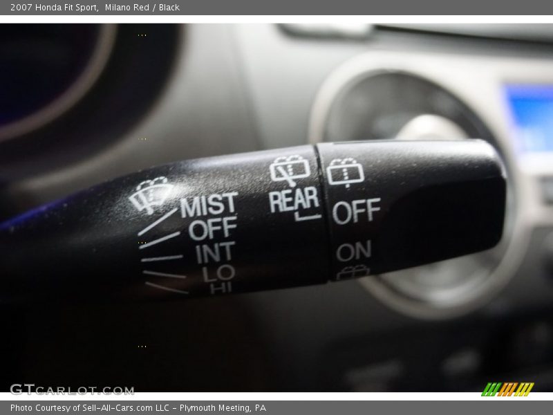 Milano Red / Black 2007 Honda Fit Sport