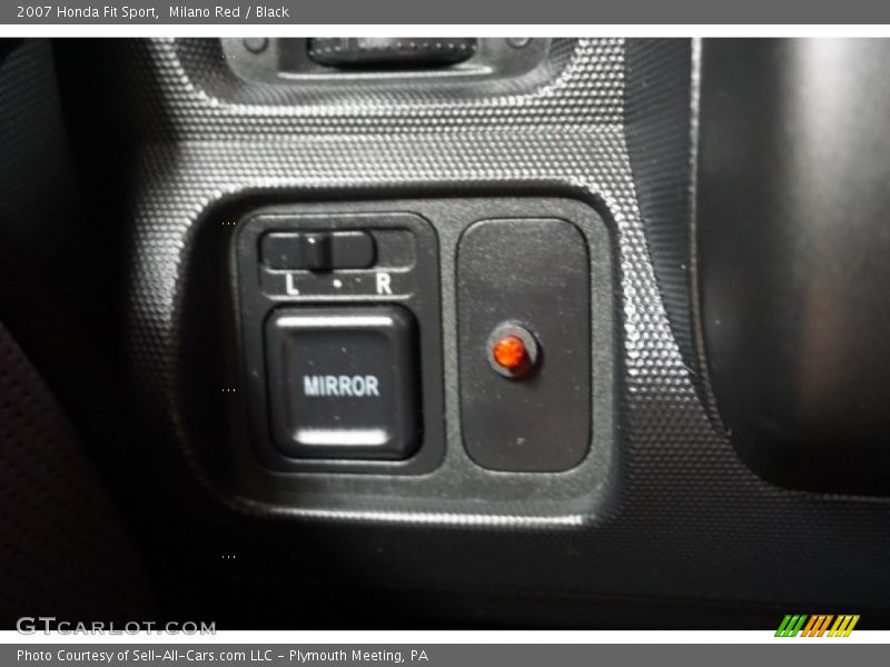Milano Red / Black 2007 Honda Fit Sport
