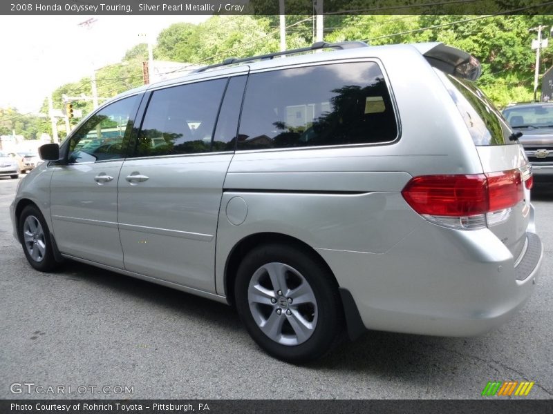 Silver Pearl Metallic / Gray 2008 Honda Odyssey Touring