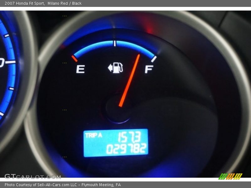 Milano Red / Black 2007 Honda Fit Sport