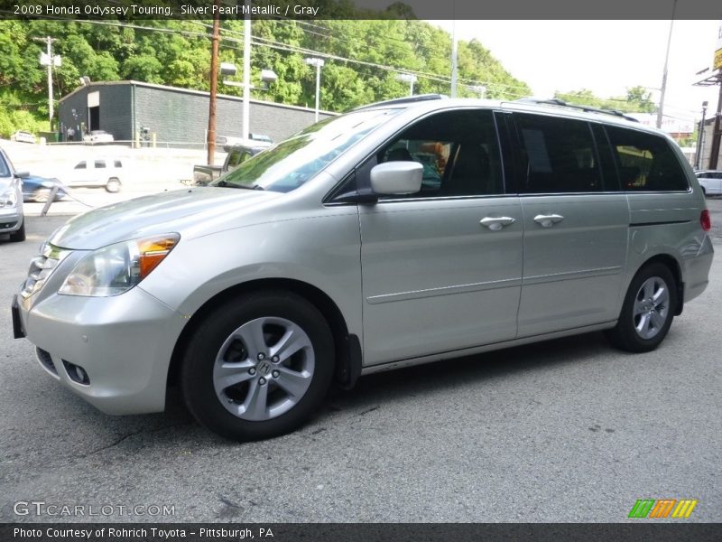 Silver Pearl Metallic / Gray 2008 Honda Odyssey Touring