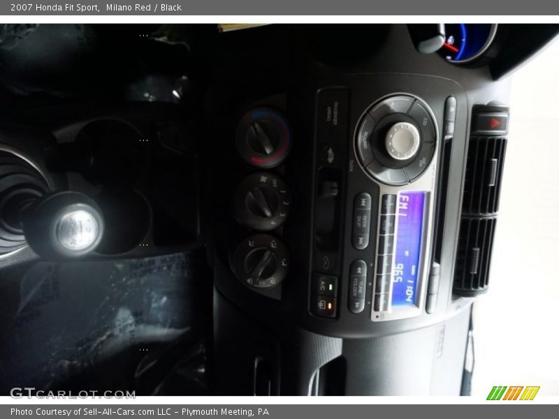 Milano Red / Black 2007 Honda Fit Sport