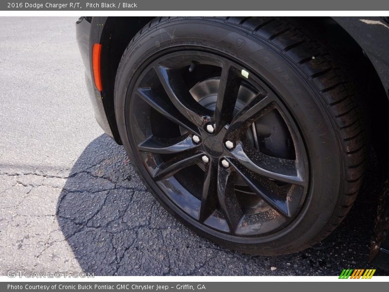 Pitch Black / Black 2016 Dodge Charger R/T