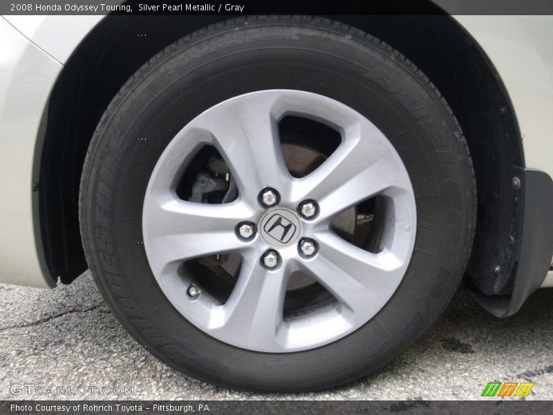 Silver Pearl Metallic / Gray 2008 Honda Odyssey Touring