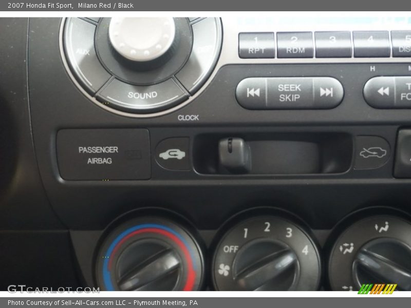 Milano Red / Black 2007 Honda Fit Sport