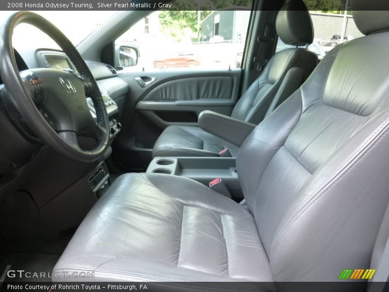 Silver Pearl Metallic / Gray 2008 Honda Odyssey Touring