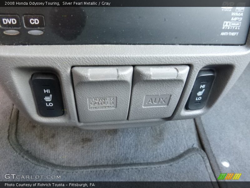 Silver Pearl Metallic / Gray 2008 Honda Odyssey Touring