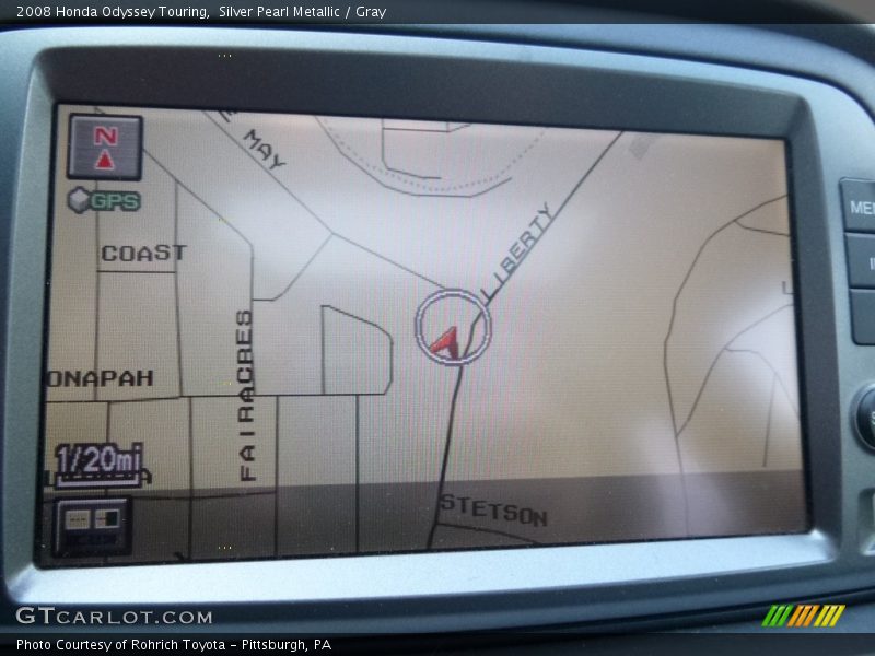 Silver Pearl Metallic / Gray 2008 Honda Odyssey Touring