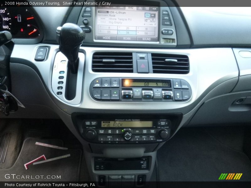Silver Pearl Metallic / Gray 2008 Honda Odyssey Touring