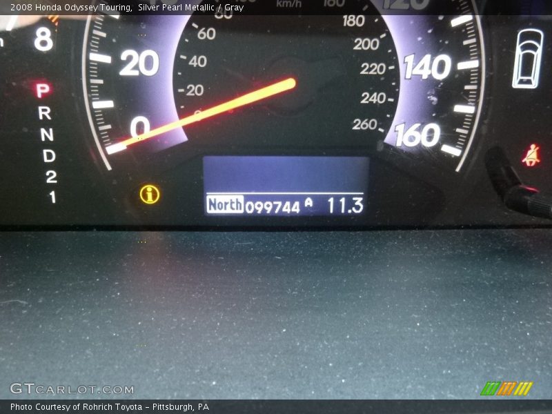 Silver Pearl Metallic / Gray 2008 Honda Odyssey Touring