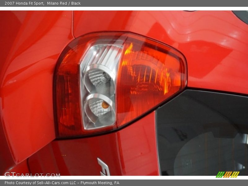 Milano Red / Black 2007 Honda Fit Sport