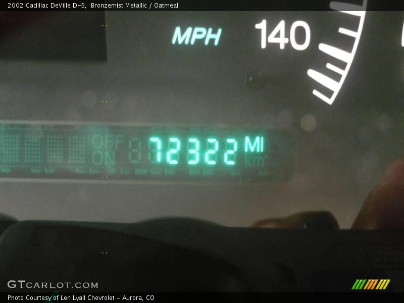 Bronzemist Metallic / Oatmeal 2002 Cadillac DeVille DHS