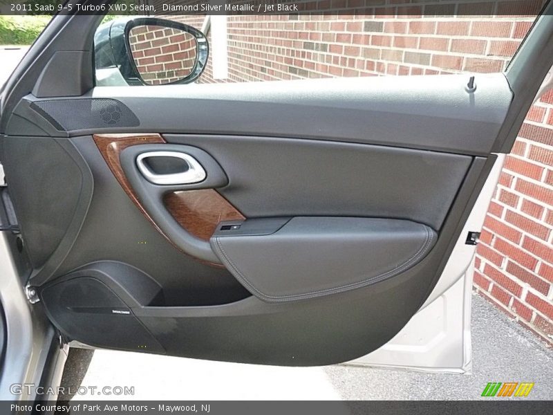 Diamond Silver Metallic / Jet Black 2011 Saab 9-5 Turbo6 XWD Sedan