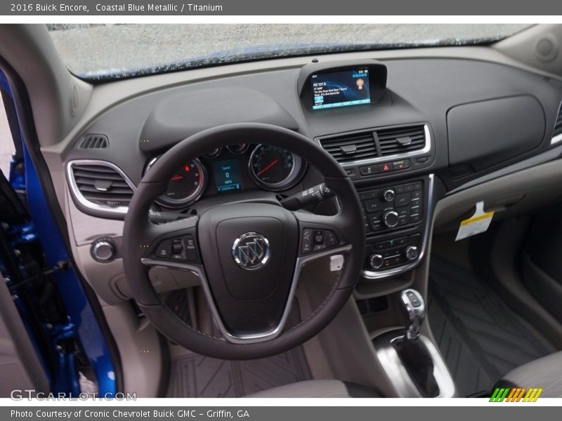 Coastal Blue Metallic / Titanium 2016 Buick Encore