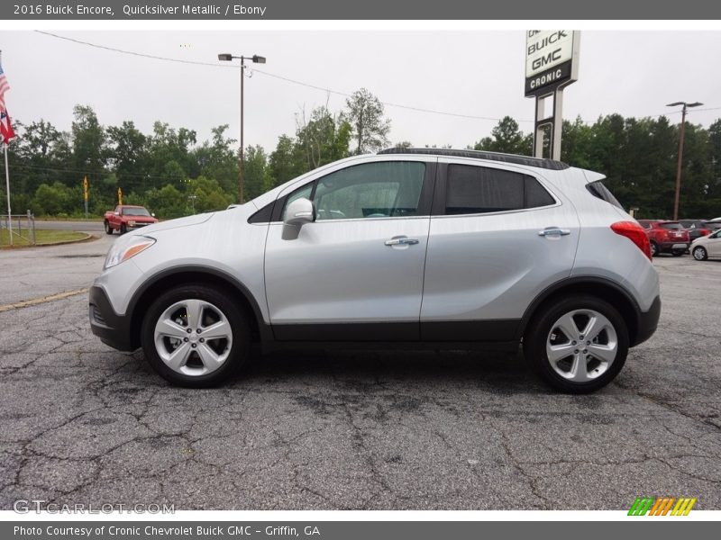 Quicksilver Metallic / Ebony 2016 Buick Encore