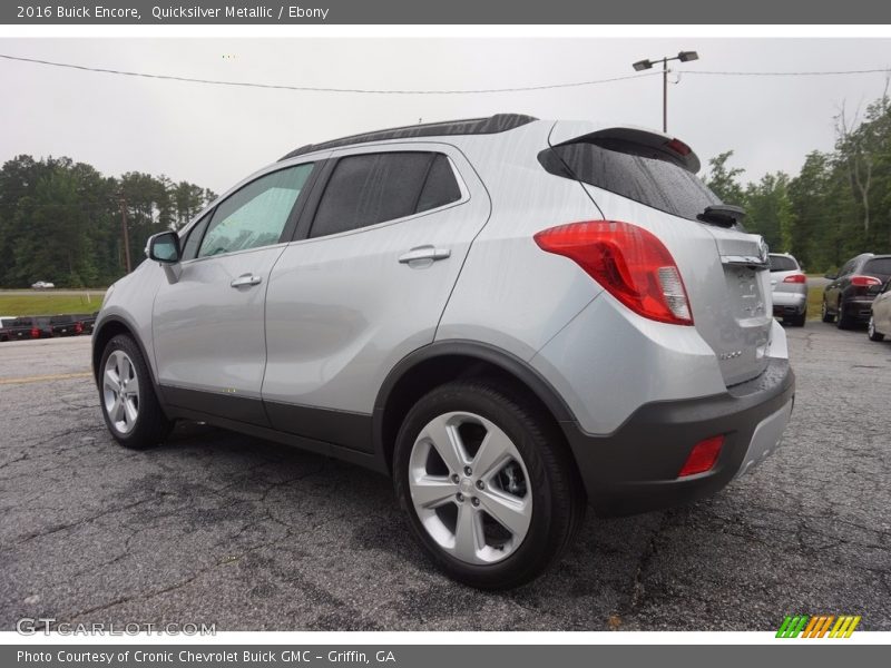 Quicksilver Metallic / Ebony 2016 Buick Encore