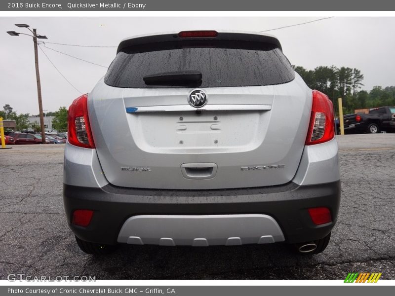 Quicksilver Metallic / Ebony 2016 Buick Encore