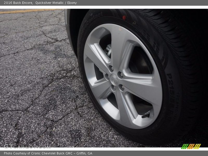 Quicksilver Metallic / Ebony 2016 Buick Encore