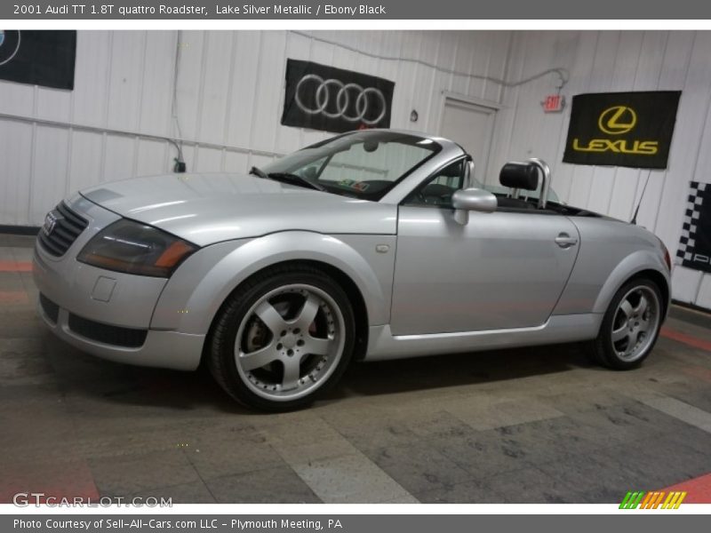 Lake Silver Metallic / Ebony Black 2001 Audi TT 1.8T quattro Roadster