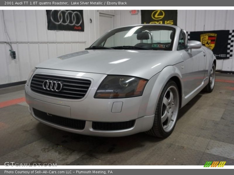 Lake Silver Metallic / Ebony Black 2001 Audi TT 1.8T quattro Roadster