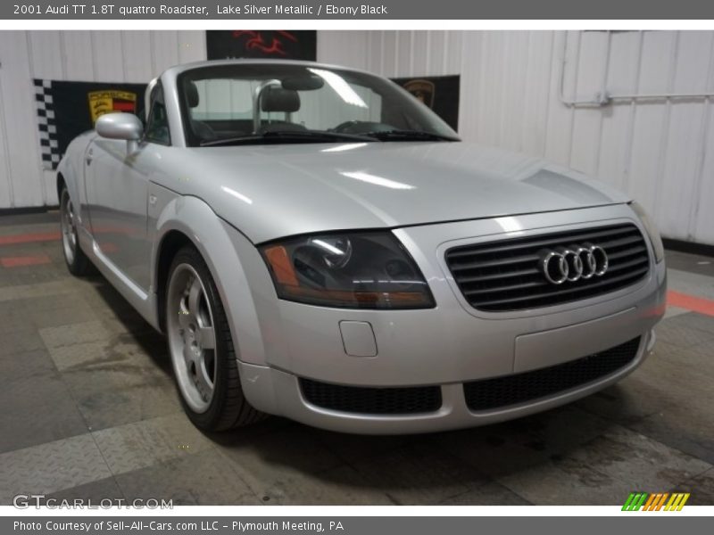 Lake Silver Metallic / Ebony Black 2001 Audi TT 1.8T quattro Roadster
