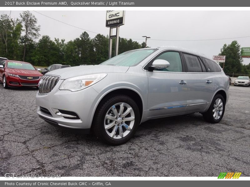 Quicksilver Metallic / Light Titanium 2017 Buick Enclave Premium AWD