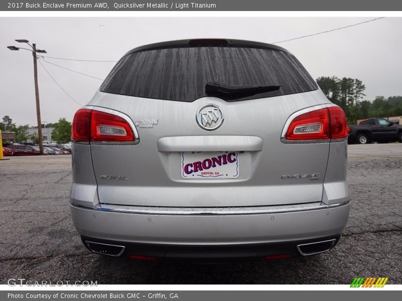 Quicksilver Metallic / Light Titanium 2017 Buick Enclave Premium AWD