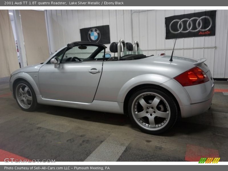 Lake Silver Metallic / Ebony Black 2001 Audi TT 1.8T quattro Roadster