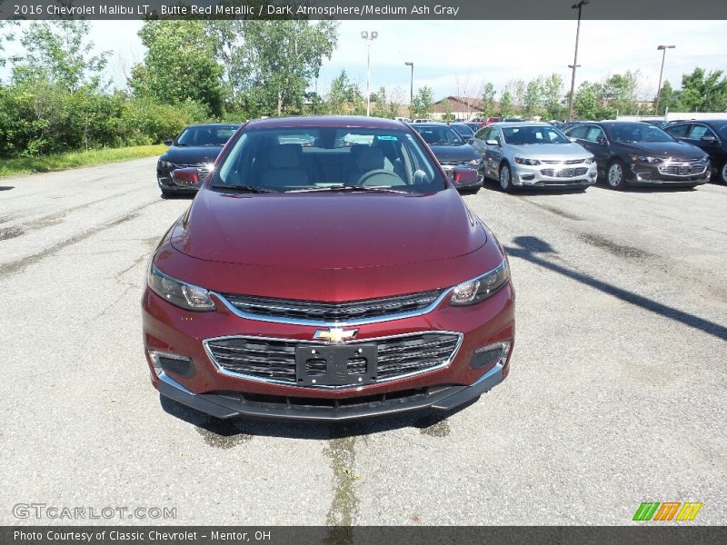 Butte Red Metallic / Dark Atmosphere/Medium Ash Gray 2016 Chevrolet Malibu LT